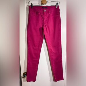 Elie Tahari Fuchsia Skinny Jeans
